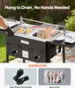 VEVOR Propan-Fritteuse Outdoor gewerbliche Fritteuse mit 2 Produktbild-Vorschau 5
