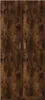 A front view of a closed wooden wardrobe with a rustic finish. Náhľad obrázku produktu