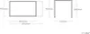 Technical drawing of a Kettler Cubic HPL garden table with dimensions. Produktbild-Vorschau