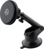 A black magnetic car mount with a Mercedes-Benz logo. Produktbild-Vorschau