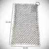 GrillX Chain Mail Scrubber - 22 x 15 cm - Edelstahl Produktbild-Vorschau 6