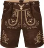 Pantaloni corti in pelle tradizionali da uomo PAULGOS - HK5 Anteprima dell’immagine prodotto 5