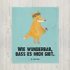 Mr. & Mrs. Panda Babydecke Fuchs Blumen - Türkis Pastell - Produktbild-Vorschau 5