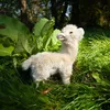 Peluche lama Alpaca in piedi 23 cm ECO-FRIENDLY Anteprima dell’immagine prodotto 3