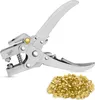 Kurtzy Ösenzange Set Lochzange mit 100 Ösen – 16 cm Leder Produktbild-Vorschau 1