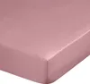 A close-up view of a pink fitted sheet, showing the texture and corner. Náhľad obrázku produktu