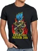 Legends Never Die - Vegeta Blue God Modus Herren T-Shirt Produktbild-Vorschau 1
