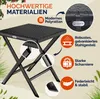 CASARIA® Polyrattan 2er Set Klapphocker 75kg Belastbarkeit Produktbild-Vorschau 4