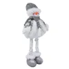 Einziehbare Schneemann Puppen,Weihnachten Schneemann Produktbild-Vorschau 1