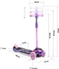 Dreirädriger Roller Ricokids Piko – Rosa und Lila Produktbild-Vorschau 13