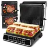 MalTec SM5000W-PRO Kontaktgrill, 2500 W, 5 Programme, 3 Garstufen, 180° Produktbild-Vorschau