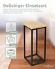 holz4home® Dekoständer aus MDF I Blumenständer Sonoma Eiche Produktbild-Vorschau 6