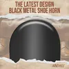 NINEMAX Schuhlöffel Metall Lang 42cm Ledergriff Schwarz Produktbild-Vorschau 3