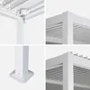 Pergola bioclimatica 3x3m in alluminio e acciaio, lamelle Anteprima dell’immagine prodotto 4