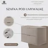 Rodan | Szafka Pod Umywalkę - 80 Cm - Wisząca - Beżowy Mat Podgląd zdjęcia produktu 2
