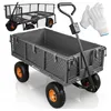Gartenwagen Transportanhänger Handwagen bis zu 400kg, 100L Produktbild-Vorschau 1