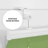 Close-up of a window blind mounting system. Produktbild-Vorschau