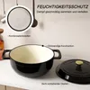 FCH Pentola in ghisa 26 cm - 6QT-5,5 L Pentola smaltata con Anteprima dell’immagine prodotto 7