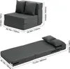 VEVOR 3 in 1 Klappsofa faltbares Schlafsofa mit 2 Kissen & Produktbild-Vorschau 8