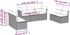Design 7-tlg. Garten-Sofagarnitur mit Kissen Beige Poly Produktbild-Vorschau 3