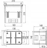 Blitzschutz-Anschlussdose 149-210mm R.8147 Produktbild-Vorschau 4