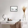 Gerahmtes Poster - Schwarzer Rahmen - Berge Vögel Modern - Produktbild-Vorschau 6