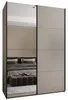 Dvoudveřová skříň SAMARA 3 - 170 cm, kašmír / černá Náhled obrázku produktu 4