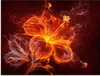 ARTland Glasbild Feuerblume Größe: 60x45 cm Produktbild-Vorschau 1