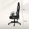 Huzaro Combat 6.2 Black RGB | LED Beleuchtung Gaming Stuhl Produktbild-Vorschau 2
