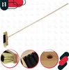 KOTARBAU® Straatbezem - met Houten Steel - 35 cm - Bruin - Productafbeelding-voorbeeld 5
