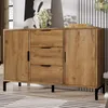 Komoda Sweiko z 2 drzwiczkami i 3 szufladami, 120 x 40 x 76 Podgląd zdjęcia produktu 8