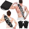 Anezus Peeling-Rückenschrubber Badehandschuhe-Set, Produktbild-Vorschau 1