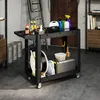 Wózek warsztatowy HOMCOM 2-poziomowy, wózek narzędziowy z Podgląd zdjęcia produktu 4