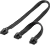 Netzteil-Kabel 8-Pin-Stecker auf Dual 6+2-Stecker für PCIe Produktbild-Vorschau 1
