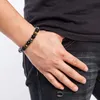 1x Modisches Armband mit Tigerauge, Hämatit und schwarzem Produktbild-Vorschau 9