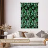 MuchoWow® Wandteppich Wandbehang Blätter - Grün - Abstrakt Produktbild-Vorschau 2