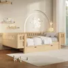 Łóżeczko dziecięce 90x200 cm z 2 szufladami, drewniane Podgląd zdjęcia produktu 2