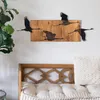 Wallity, Goose, décoration murale, noir, bois, 90,5 x 34,5 Voir les images du produit 1