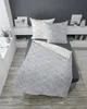 Dormisette Biber biancheria da letto 2 pezzi grigio argento Anteprima dell’immagine prodotto 2