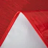 Wachstuch Tischdecke 160 cm rund Rot abwaschbar Leinenoptik Produktbild-Vorschau 4