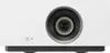 Front view of a white projector with a black lens. Voir les images du produit