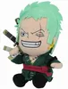 A plush toy of the anime character Roronoa Zoro from One Piece, sitting down with swords. Anteprima dell’immagine prodotto