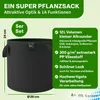 TTL GARDEN Pflanzsack 12L – 5er Set Stofftöpfe aus Filz & Produktbild-Vorschau 2