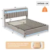 INONEFT Boxspringbed 140 x 190 cm, tweepersoonsbed met Productafbeelding-voorbeeld 4