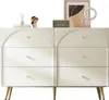 okwish Komoda 120x40x85 cm s 6 zásuvkami a kovovými nohami Náhled obrázku produktu 9