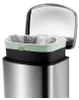 EKO - Della Treteimer 35 Liter - Stainless steel Plastic  - Produktbild-Vorschau 3