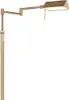 A floor lamp with an adjustable arm and a rectangular light fixture. Produktbild-Vorschau