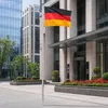 QEENTOE Aluminium Fahnenmast 6,50m mit Deutschlandfahne Produktbild-Vorschau 8