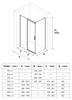 doporro Eckdusche 100x120x195cm schwarz Duschkabine Produktbild-Vorschau 7