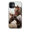 MuchoWow® Handyhülle Schutzhülle Hülle für iPhone 12 Pferde Produktbild-Vorschau 1